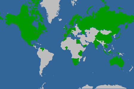 map of Brad Carlile's Travel... so farBrad is an avid traveler. He has written many articles on travel and on climbing. On the left is a sample of the published articles and photos Yemen Cambodia Laos Viet Nam India Kashmir Ladakh China